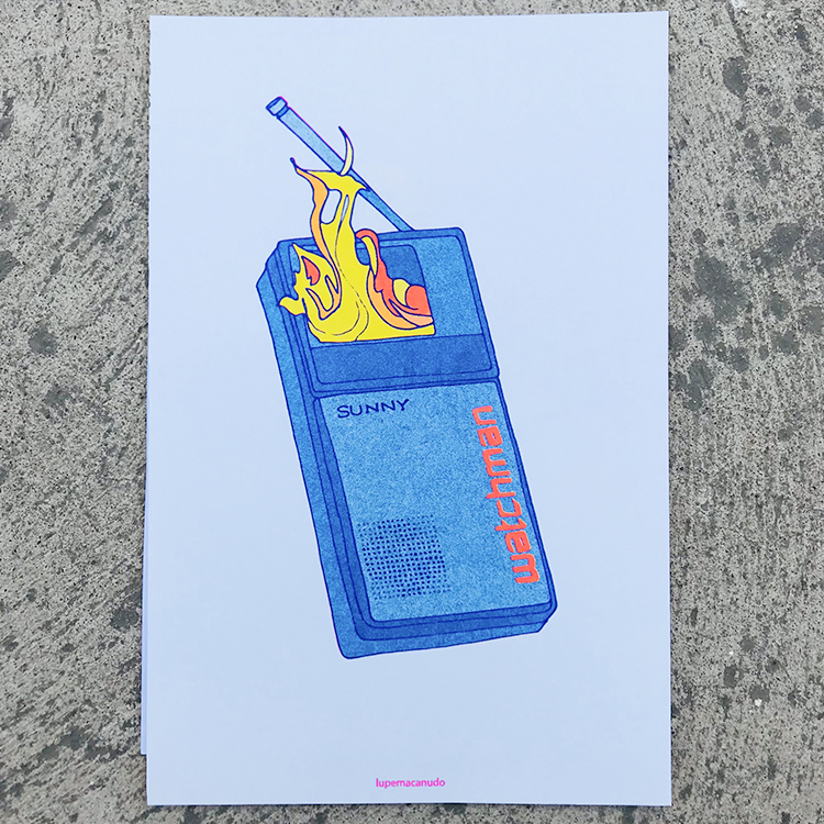 RISOGRAPH 4 WORD WEB LUPEMACANUDO